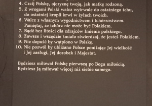 Dekalog Polaka, autorka Zofia Kossak, Muzeum na Pawiaku